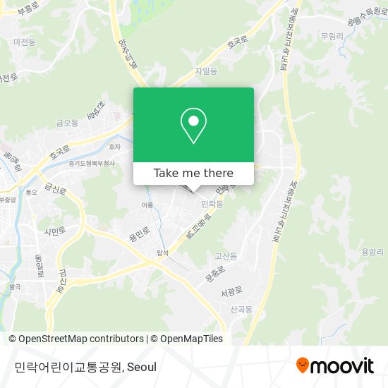 민락어린이교통공원 map