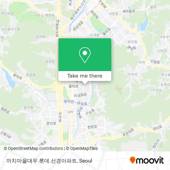 까치마을대우.롯데.선경아파트 map