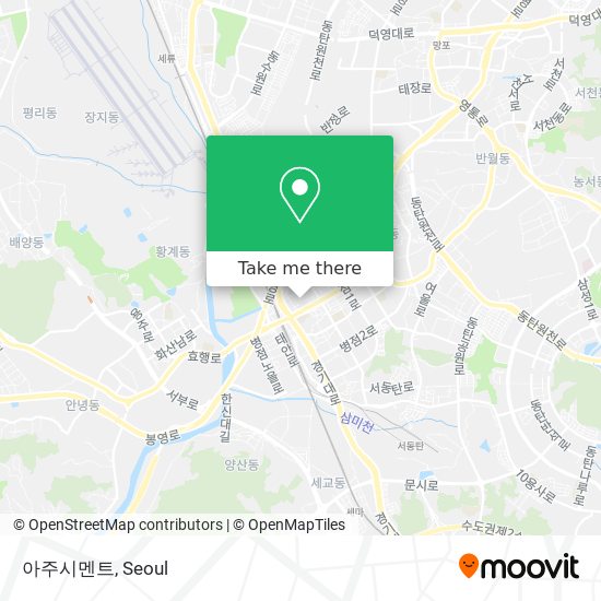 아주시멘트 map