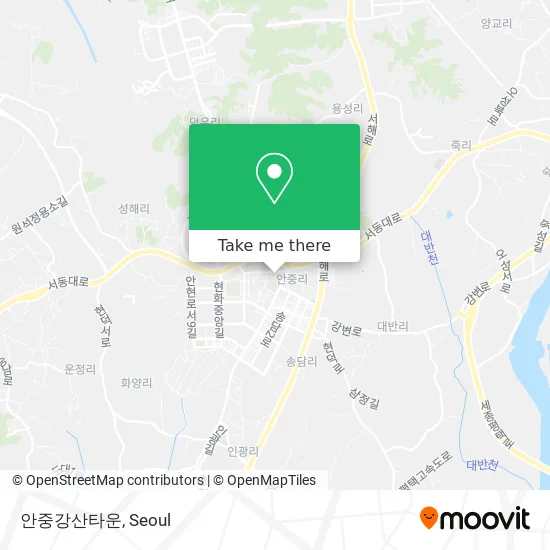 안중강산타운 map