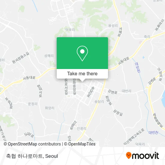 축협 하나로마트 map