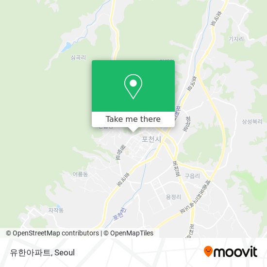 유한아파트 map