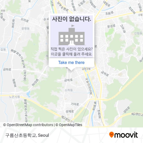 구름산초등학교 map