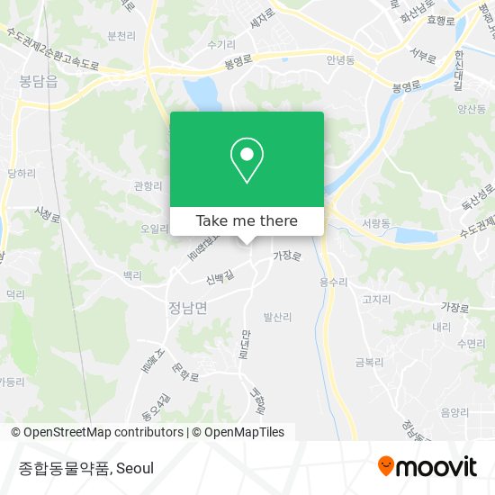 종합동물약품 map