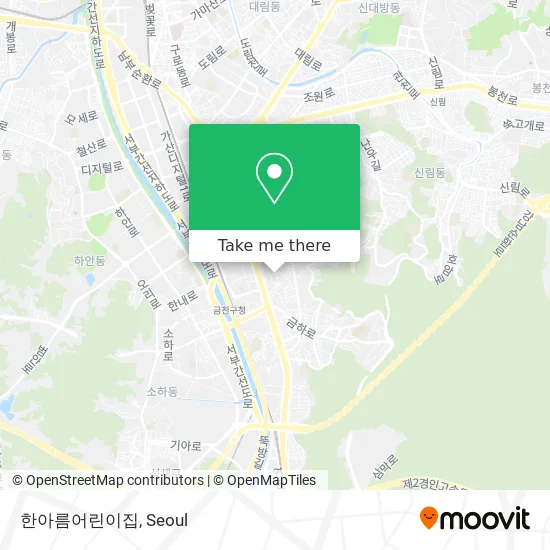한아름어린이집 map