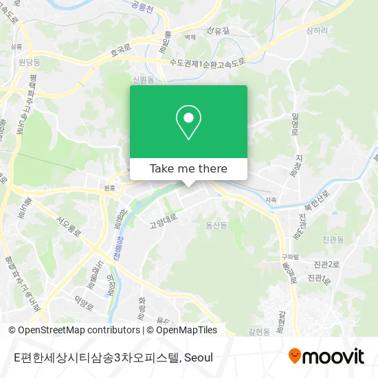 E편한세상시티삼송3차오피스텔 map