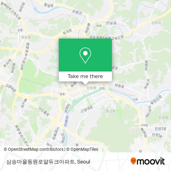 삼송마을동원로얄듀크아파트 map