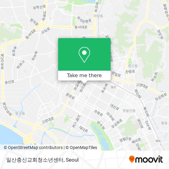 일산충신교회청소년센터 map