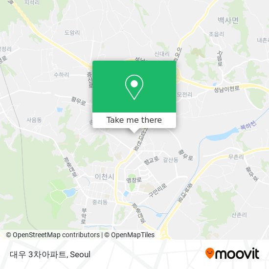 대우 3차아파트 map