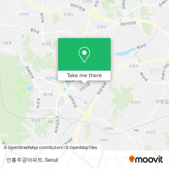 안흥주공아파트 map