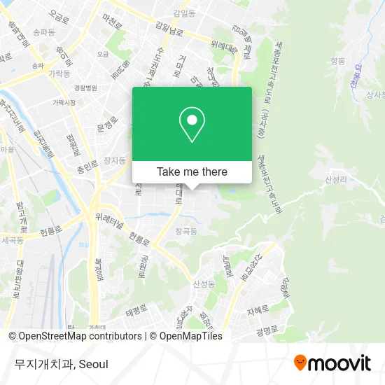 무지개치과 map