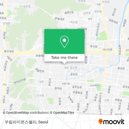 우림라이온스밸리 map