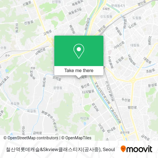 철산역롯데캐슬&Skview클래스티지(공사중) map