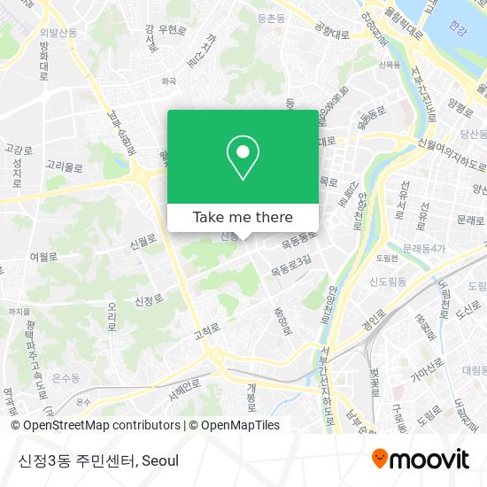 신정3동 주민센터 map