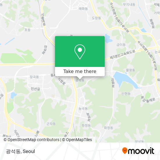 광석동 map