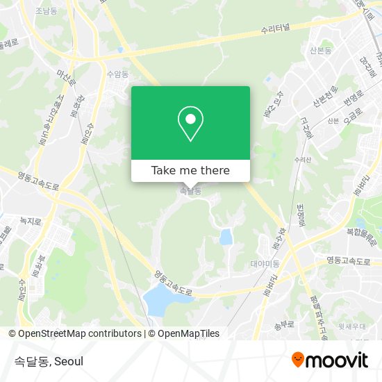 속달동 map