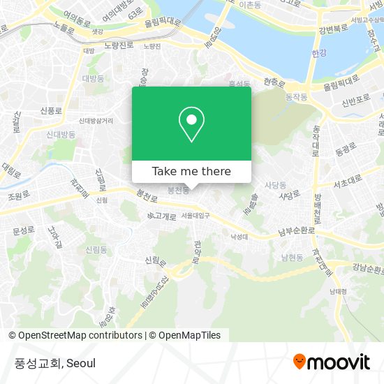 풍성교회 map