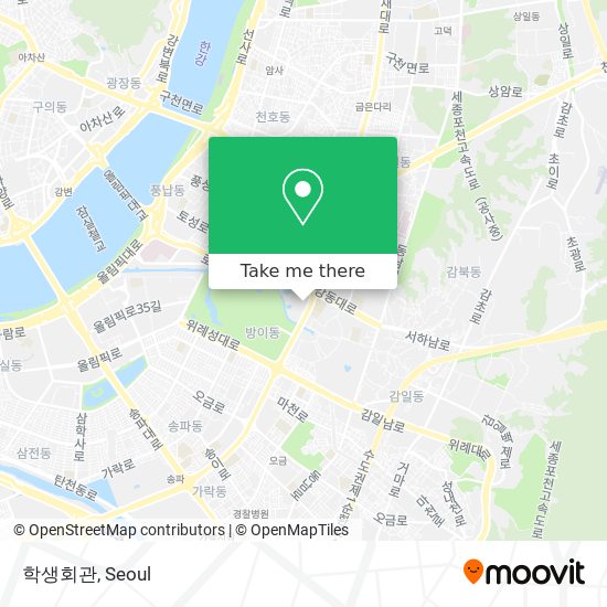 학생회관 map