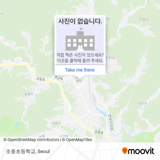 조종초등학교 map