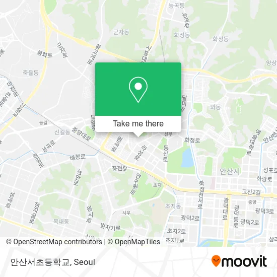 안산서초등학교 map
