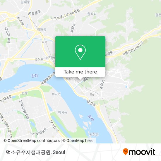 덕소유수지생태공원 map