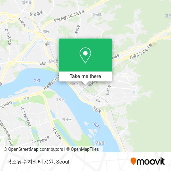 덕소유수지생태공원 map