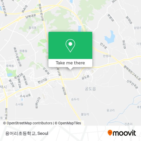 용머리초등학교 map
