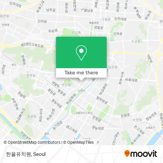 한울유치원 map