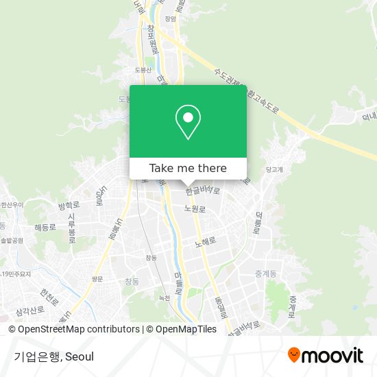 기업은행 map