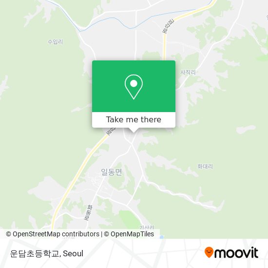 운담초등학교 map