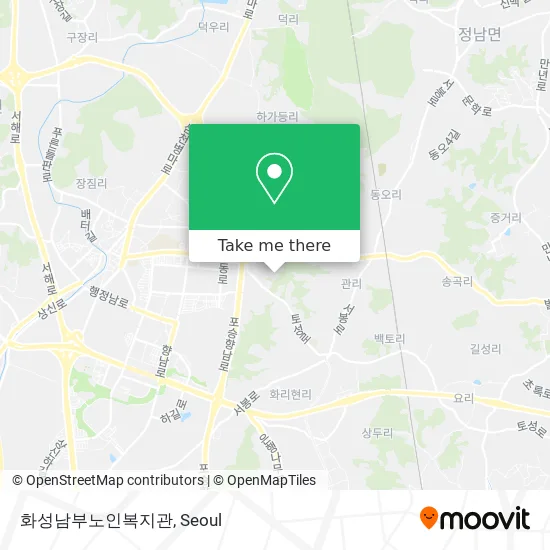 화성남부노인복지관 map