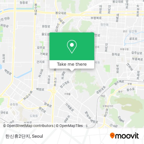 한신휴2단지 map