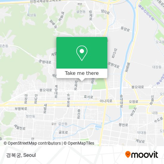 경복궁 map