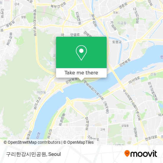 구리한강시민공원 map