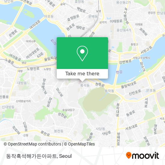 동작흑석해가든아파트 map