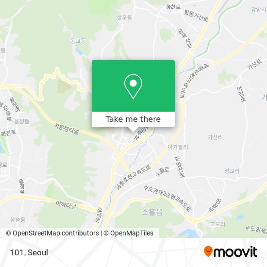 101 map
