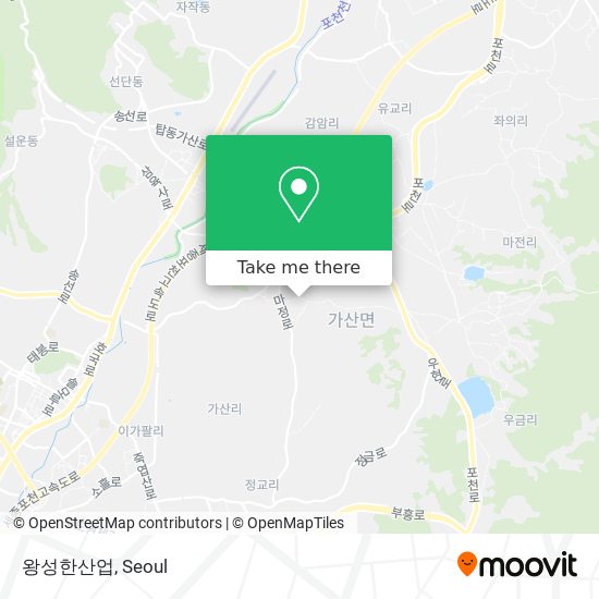 왕성한산업 map