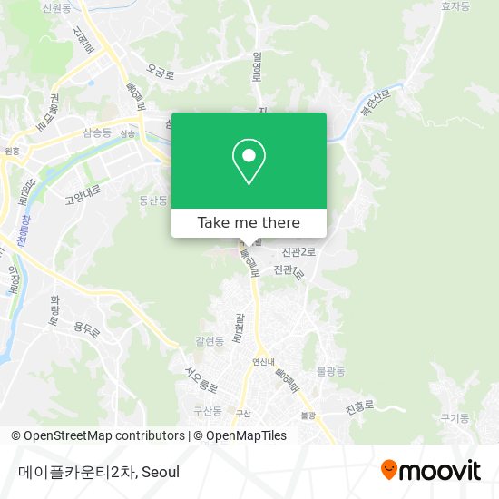 메이플카운티2차 map