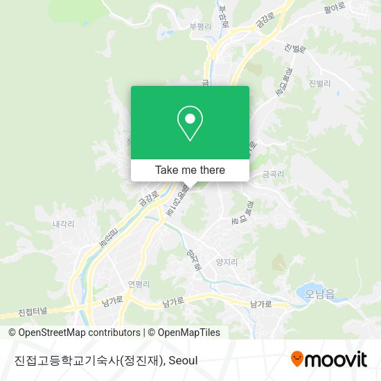 진접고등학교기숙사(정진재) map