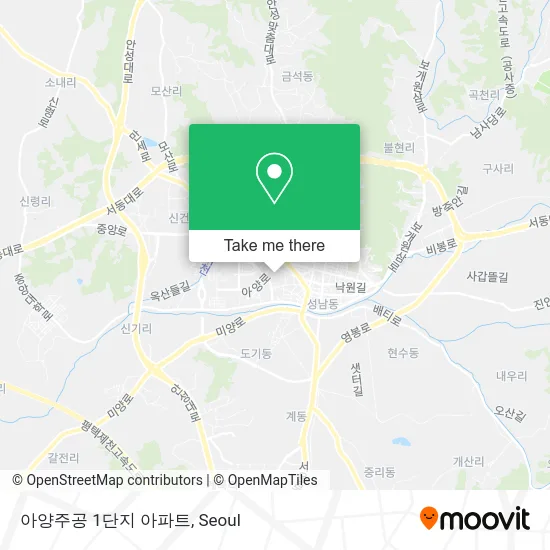 아양주공 1단지 아파트 map