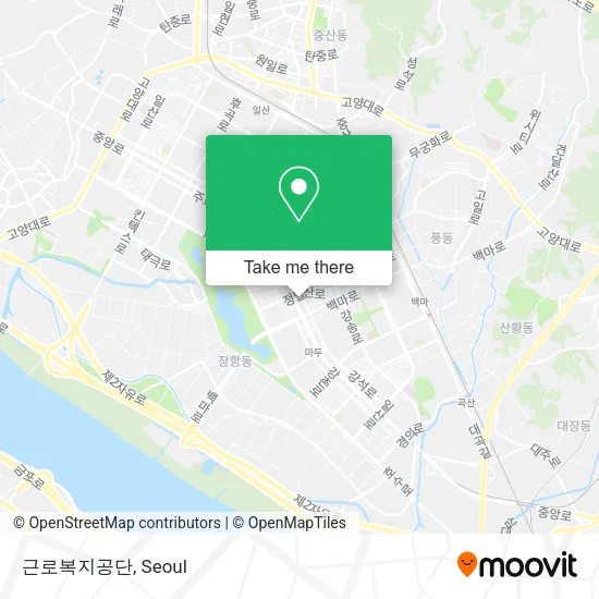 근로복지공단 map