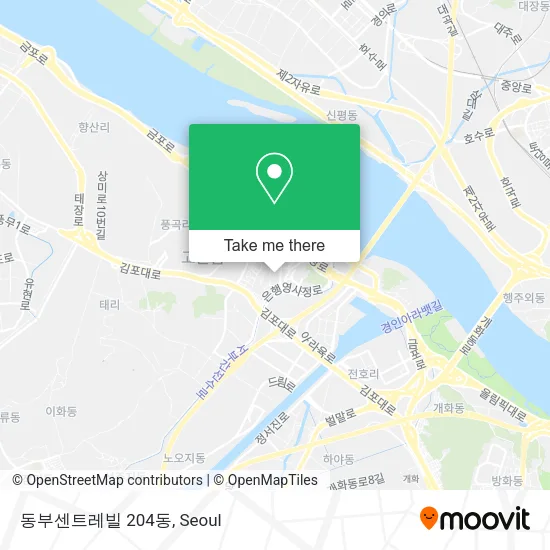 동부센트레빌 204동 map