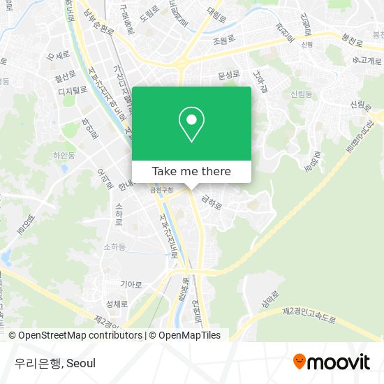 우리은행 map