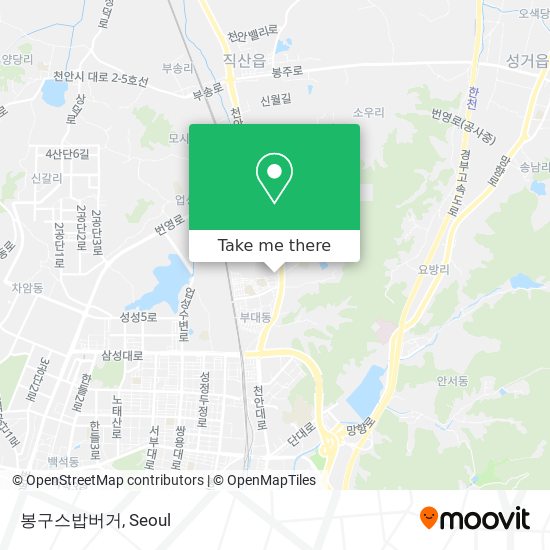봉구스밥버거 map