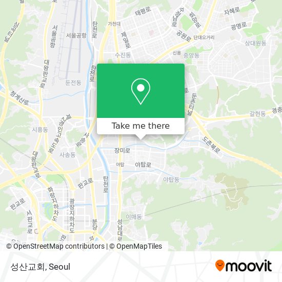 성산교회 map