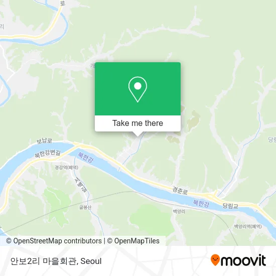 안보2리 마을회관 map