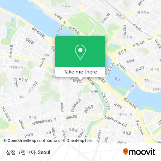 삼정그린코아 map