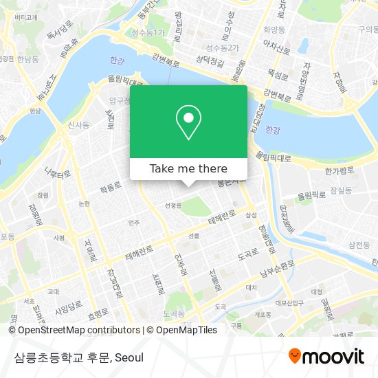 삼릉초등학교 후문 map