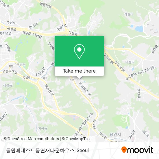 동원베네스트동연재타운하우스 map
