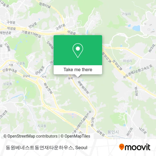 동원베네스트동연재타운하우스 map